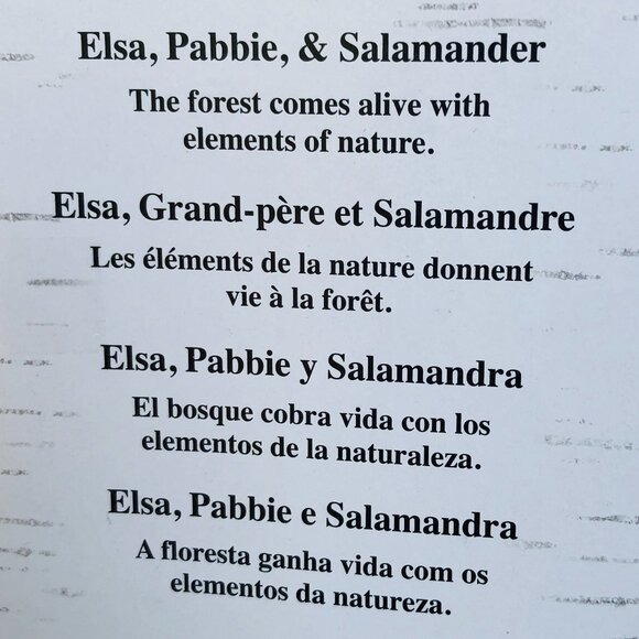 New in Box- Disney Princess Frozen II Elsa Doll w/Pabbie & Salamander Figures - Picture 13 of 15